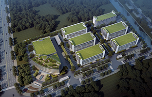 安博电竞昆山工业基地二期工程圆满封顶